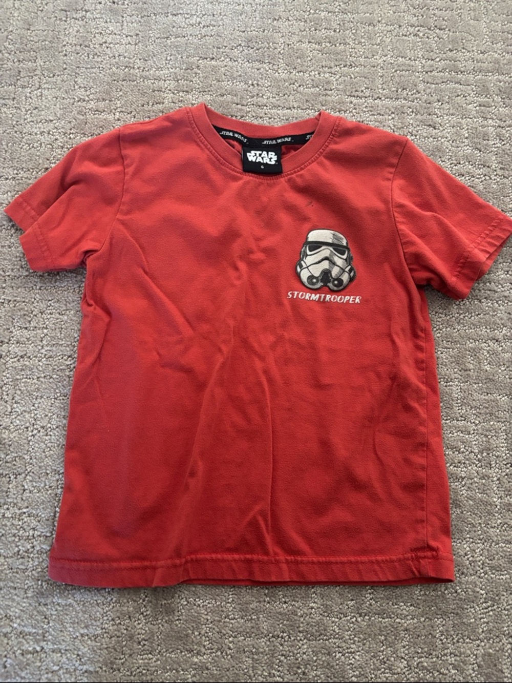 Star Wars Red Stormtrooper Chest Graphic Tee